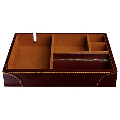 Dulwich Designs Heritage Valet Tray Brown Dulwich Designs Heritage Valet Tray Brown